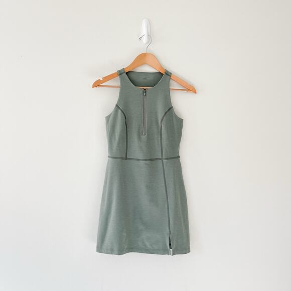 Beyond Yoga Spacedye Move Up Mini Athletic Dress in Grey Sage Heather, Size XS - Picture 4 of 11